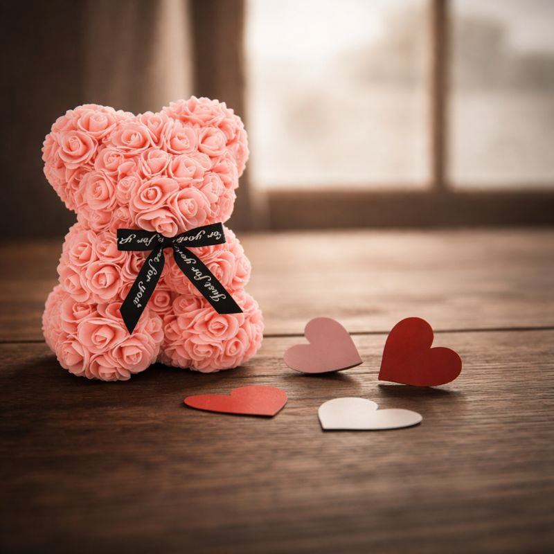 Oso de Rosas Eternas · Amor que dura para siempre