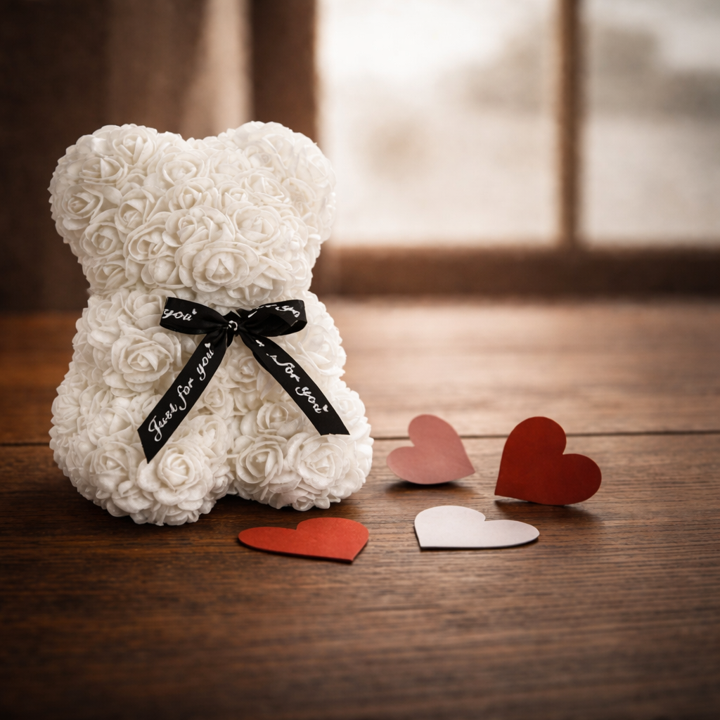 Oso de Rosas Eternas · Amor que dura para siempre